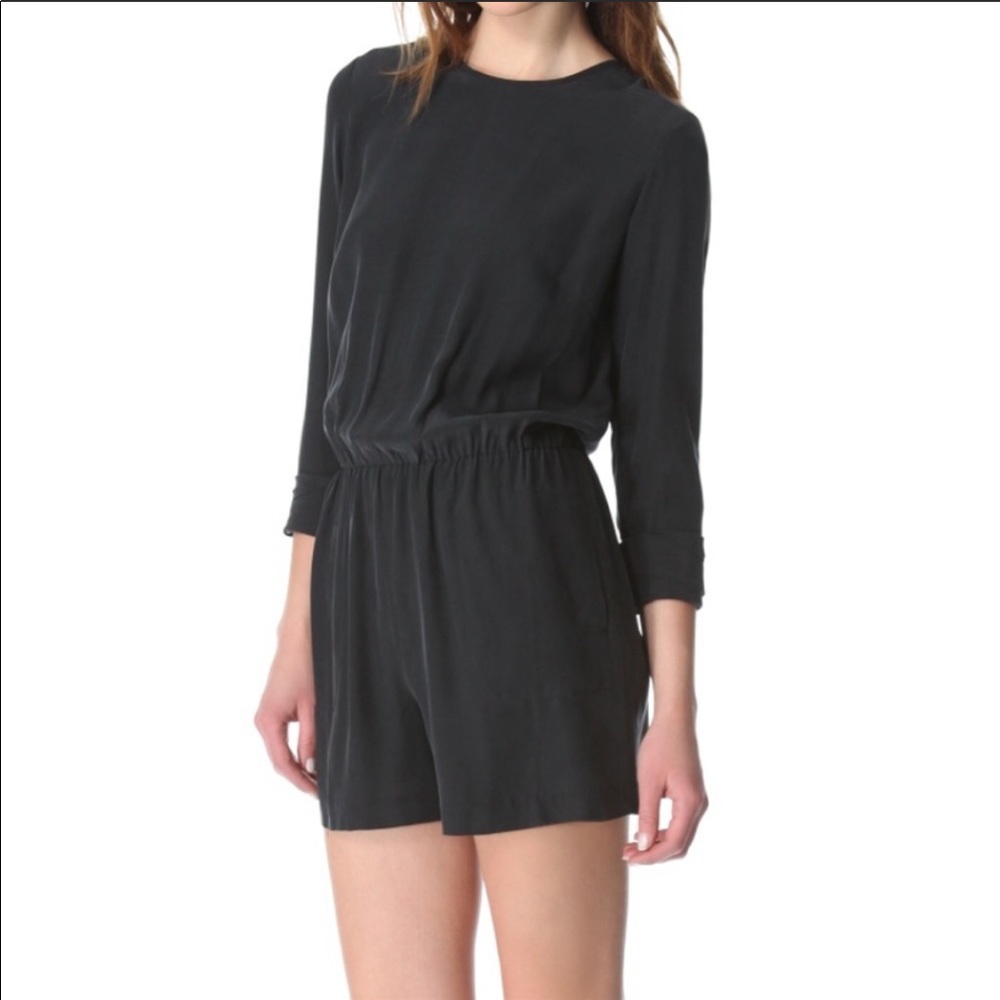 Club Monaco silk romper